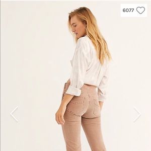 Pull On Corduroy Flare Pants